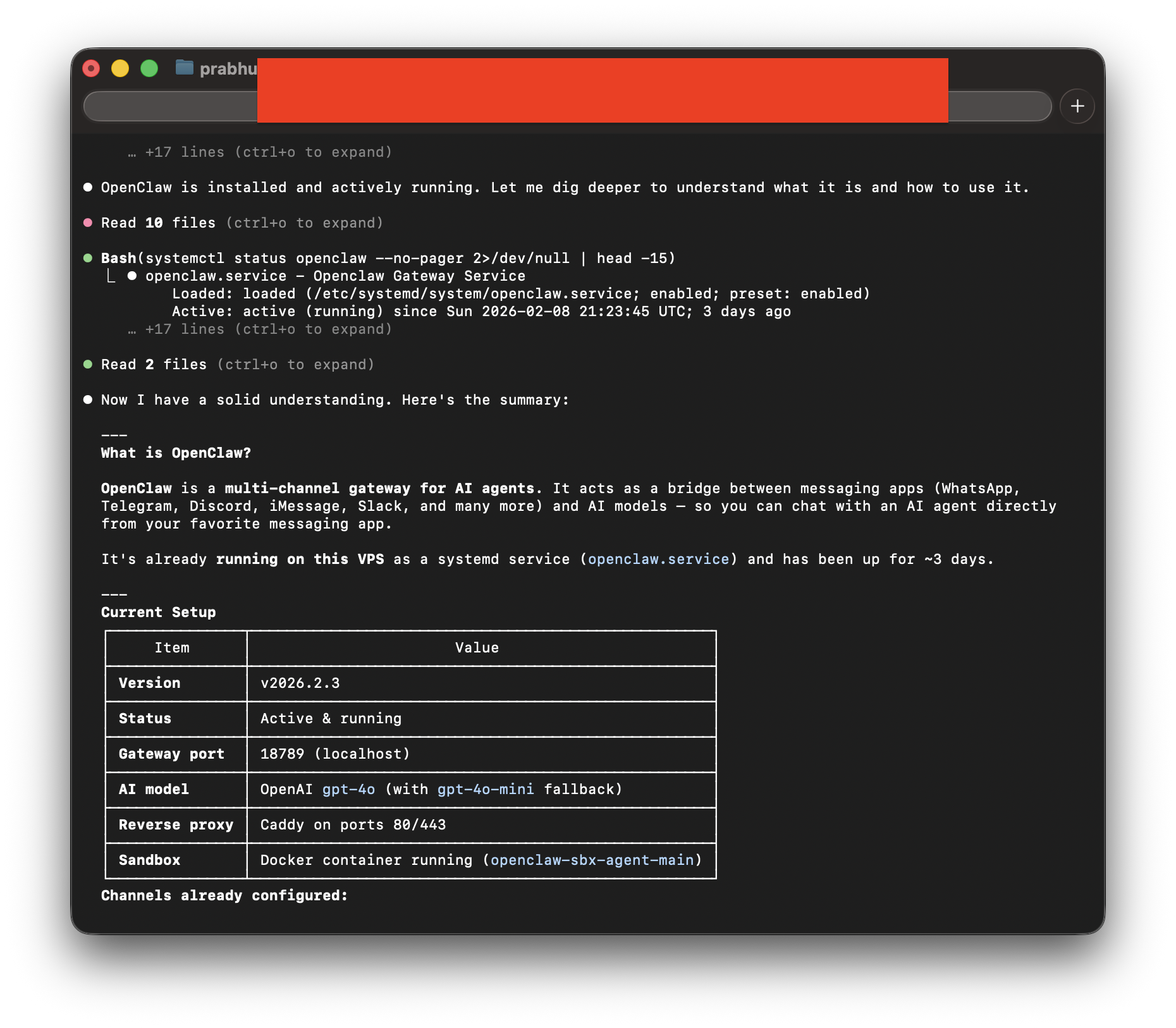 VPS deployment via terminal